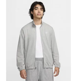 Олимпийка мужская Nike Club Knit Jacket Grey FQ3426-063
