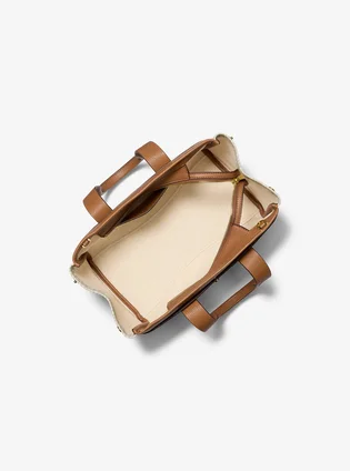 Сумка женская Michael Kors Romee Small Signature Logo Beige/Brown 30T5G1ZS1B-VANILLA-ACORN-117622