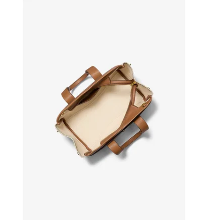Сумка женская Michael Kors Romee Small Signature Logo Beige/Brown 30T5G1ZS1B-VANILLA-ACORN-117622