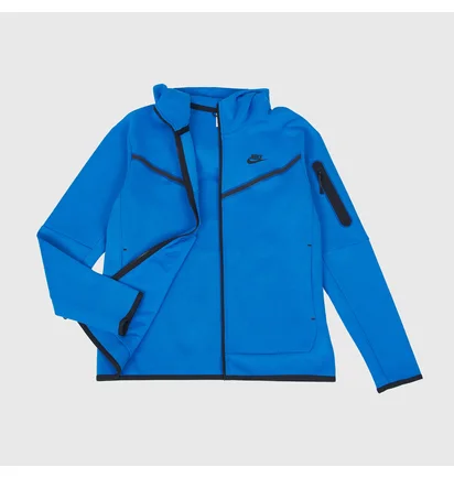 Толстовка чоловіча Nike Nsw Tech Fleece Full-Zip Hoodie Light Blue CU4489-403