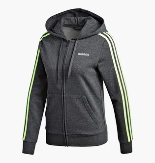 Толстовка жіноча Adidas Essentials 3S Fz Hd Grey GD3054
