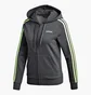 Толстовка женская Adidas Essentials 3S Fz Hd Grey GD3054