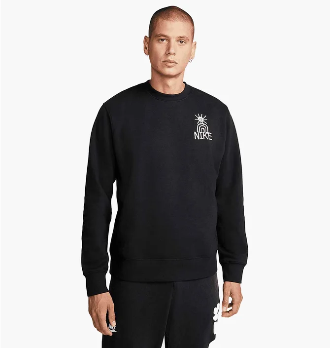 Свитшот мужской Nike Hbr-C Bb Crew Black Dq4072-010