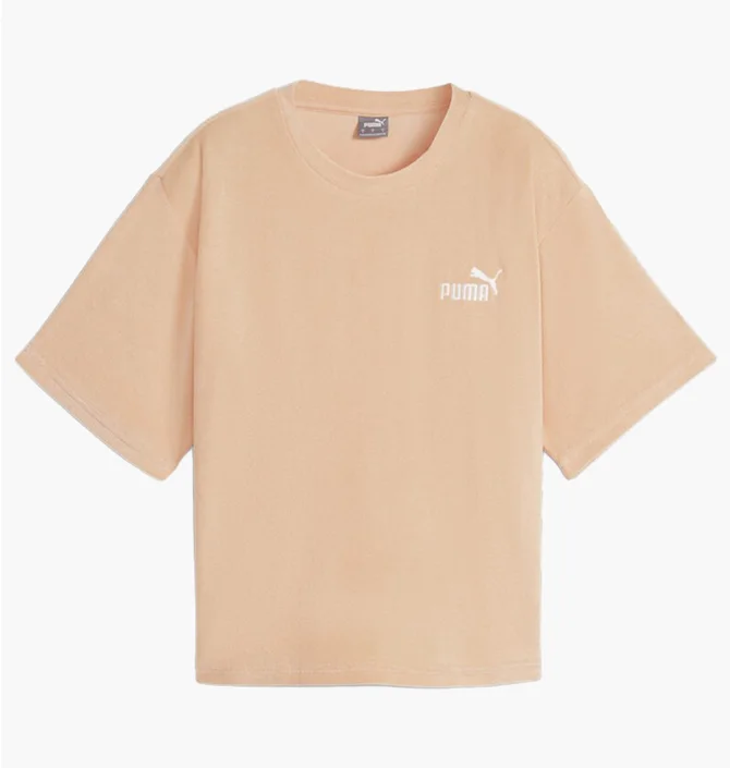 Футболка жіноча Puma Ess Elevated Beige 677947-45