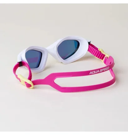 Окуляри для плавання унісекс Aqua Speed Enith Mirror White/Pink 718-59