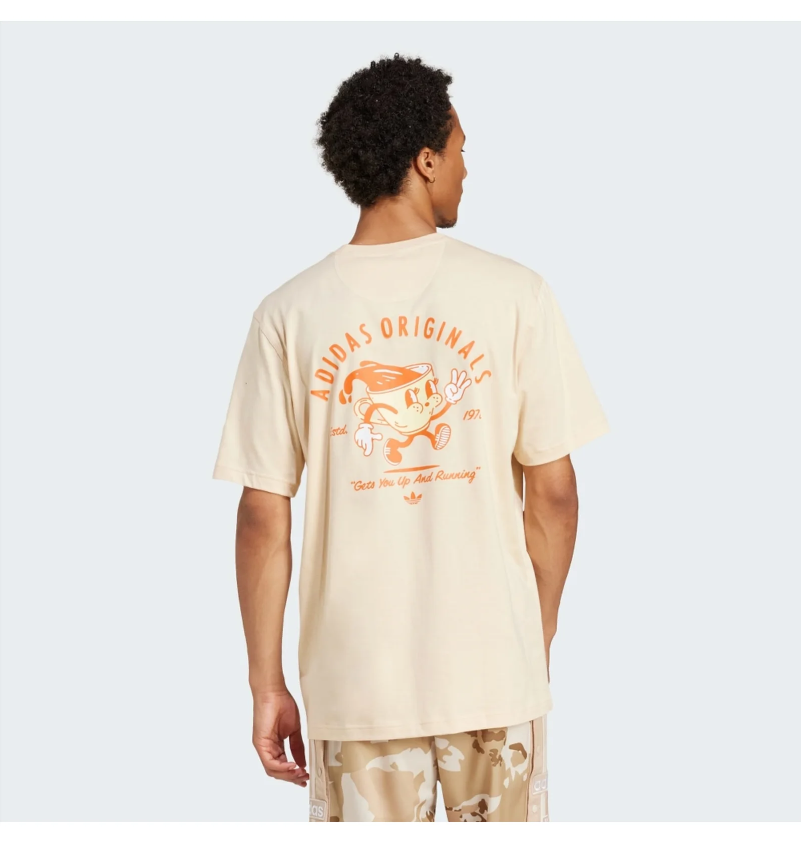 ᐉ Футболка мужская Adidas Coffee Club T-Shirt Beige JV5864