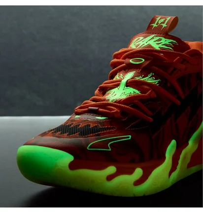 Кросівки чоловічі Puma X Lamelo Ball Mb.03 Halloween Basketball Shoes Orange 311176-01