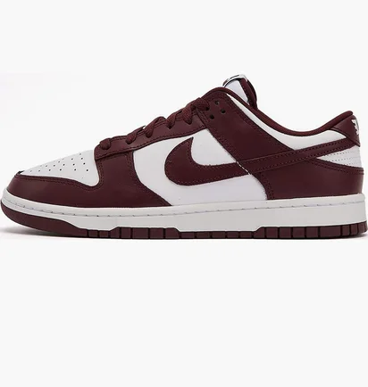 Кросівки чоловічі Nike Dunk Low Retro Bordo/White DV0833-115