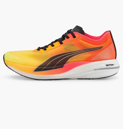 Кроссовки унисекс Puma Deviate Nitro Elite Fireglow Running Shoes Yellow 377603-01