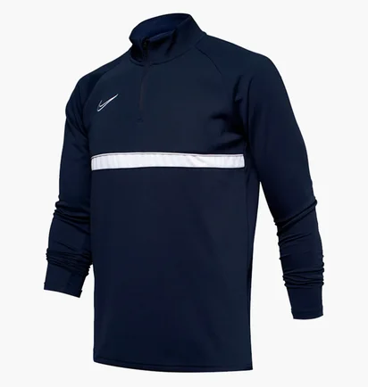 Лонгслив мужской Nike M Nk Dry Acd21 Dril Top Blue Cw6110-451