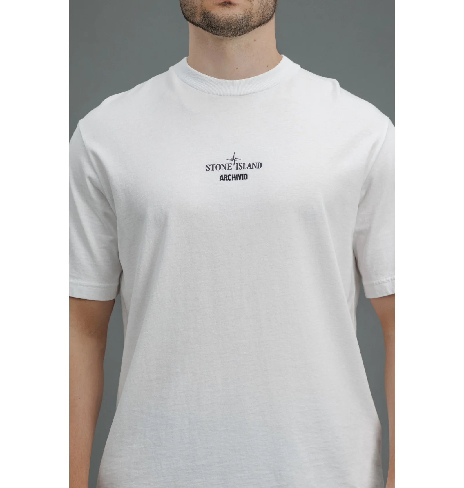 ᐉ Футболка мужская STONE ISLAND Archivio 2025 White K2S152100037