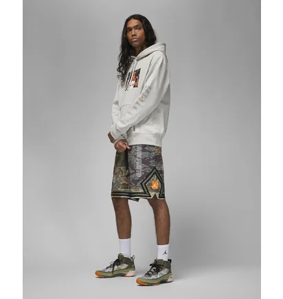 Худи мужское Air Jordan X Undefeated Grey Dx6317-050