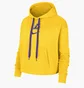 Худі жіноче Nike Los Angeles Lakers Courtside Yellow Dn4735-728