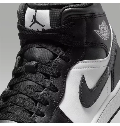 Кроссовки мужские Air jordan 1 Mid MenS Shoes Black/White DQ8426-010