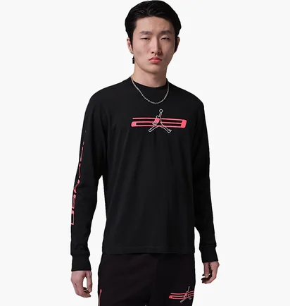 Кофта мужская Air Jordan Sport Dri-Fit Graphic Crewneck Black IF0855-010