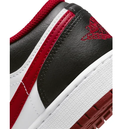 Кросівки дитячі Air Jordan 1 Low White/Red 553560-163