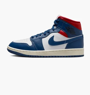 Кроссовки женские Air Jordan 1 Mid Blue/White BQ6472-146