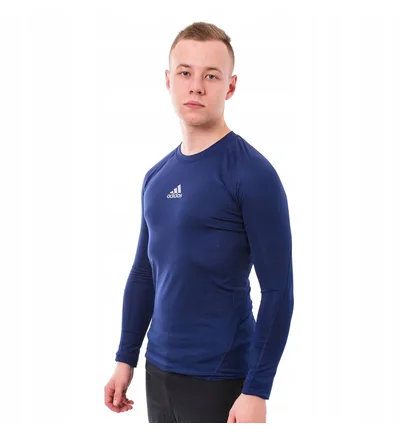 Термобелье мужское Adidas Baselayer Alphaskin Ls Top Blue Cw9489