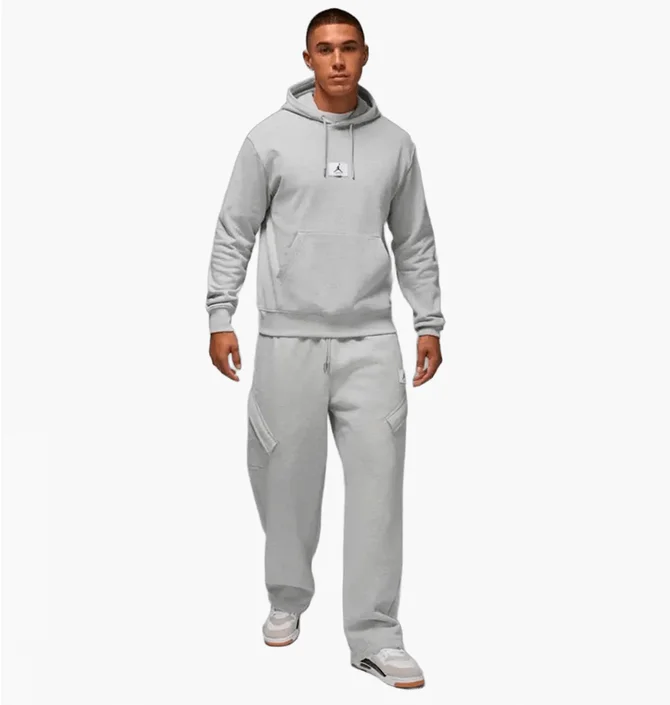 Спортивный костюм мужской Air Jordan Flight Fleece Grey FV7247-050__FV7251-050