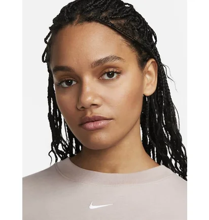 Платье женское Nike Nsw Essntl Ss Dress Tshrt Beige DV7882-104