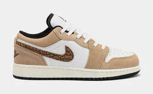 Кроссовки детские Air Jordan 1 Low Se Brown Elephant Gs White/Brown DZ5368-201