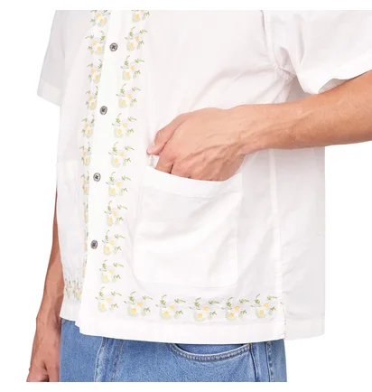 Сорочка чоловіча OBEY Tres Woven Hemd White 181210420-WHT