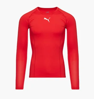 Лонгслів чоловічий Puma Liga Base Layer Ls Tee Red 655920-01