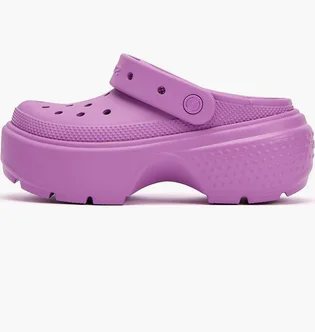 Тапочки женские CROCS Stomp Clog Pink 209347-6WQ