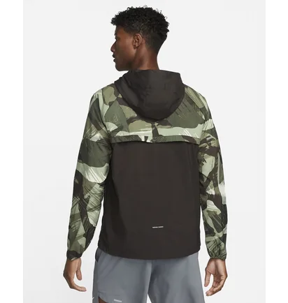 Олимпийка мужская Nike Windrunner Camo/Green Dv5199-386