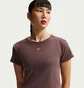 Футболка женская Nike Sportswear Tight Ribbed Short-Sleeve Brown HV4994-502