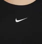 Футболка женская Nike Sportswear Chill Knit Tight Scoop-Back Short-Sleeve Mini-Rib Top Black FN3664-010