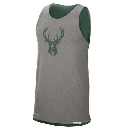 Майка мужская Nike Nba Milwaukee Bucks Standard Issue Reversible Green CN0721-323