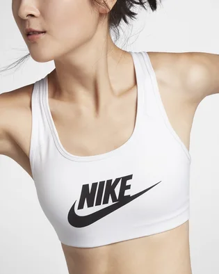 Топ жіночий Nike Swoosh WomenS Medium-Support Sports Bra White 899370-100