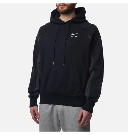 Худи мужское Nike M Nsw Air Ft Po Hoodie Black Dq4207-011