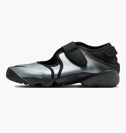 Кроссовки женские Nike Air Rift Leather WomenS Shoes Black/Metallic IH3656-095