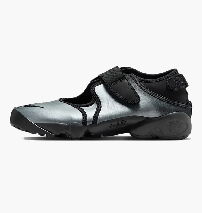 Кроссовки женские Nike Air Rift Leather WomenS Shoes Black/Metallic IH3656-095