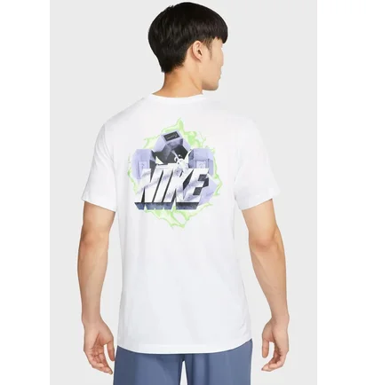 Футболка чоловіча Nike Df Tee Su Vintage White FD0132-100