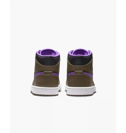 Кросівки чоловічі Air Jordan 1 Mid Black/Brown Dq8426-215