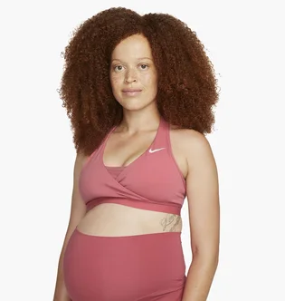 Топ жіночий Nike Womens Medium-Support Padded Sports Bra (Maternity) Pink Cq9289-622