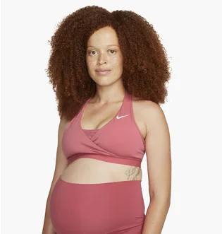 Топ женский Nike Womens Medium-Support Padded Sports Bra (Maternity) Pink Cq9289-622
