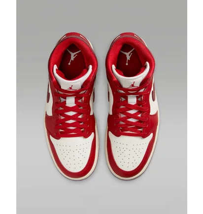Кросівки жіночі Air Jordan 1 Mid Se Red/White HJ9337-106