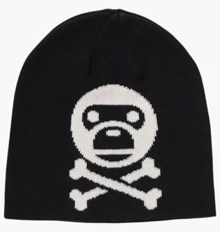 Шапка мужская Milo Crossbone Knit Cap Black 4L70181002