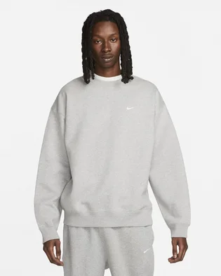 Свитшот мужской Nike Solo Swoosh Crewneck Grey DX1361-063