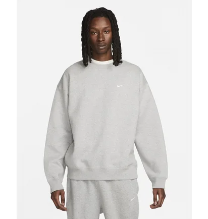 Свитшот мужской Nike Solo Swoosh Crewneck Grey DX1361-063