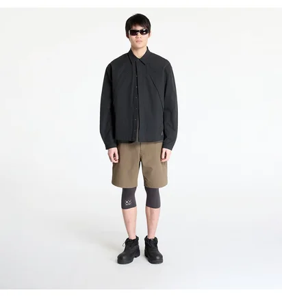 Сорочка чоловіча ROA Utility Overshirt Black RBMW0372FA264