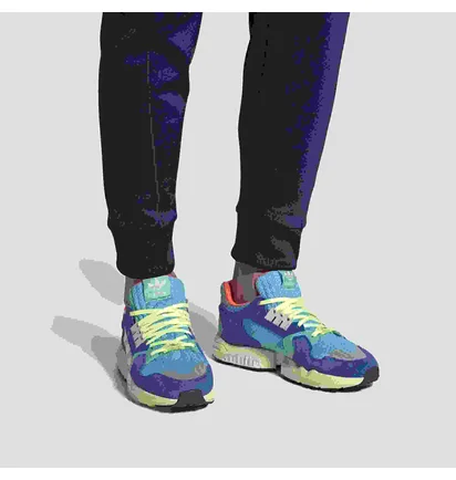 Кросівки унісекс Adidas Zx Torsion Blue EE4787