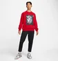 Свитшот мужской Nike Masterpiece Pack Photo Print Crew Neck Fleece Sweatshirt Red Dd6515-687
