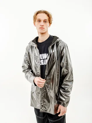 Куртка мужская Rains Jackets Metallic 1801-HOLOGRAPHICSTEEL