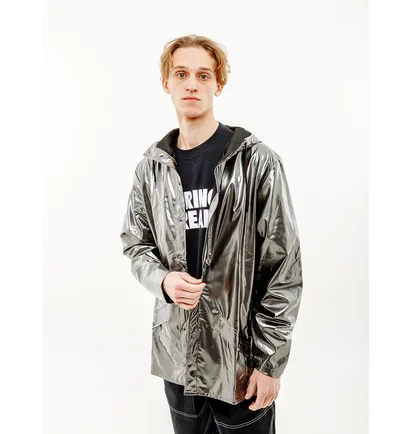 Куртка чоловіча Rains Jackets Metallic 1801-HOLOGRAPHICSTEEL