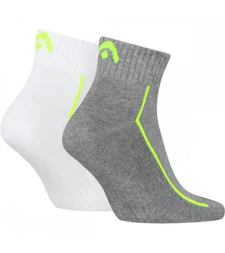 Носки мужские HEAD All Sports Performance Quarter White/Grey (2 пары) 701229022-004